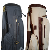 Signature Vintage Stand Bag - Canvas & Leather - Classic Style Golf